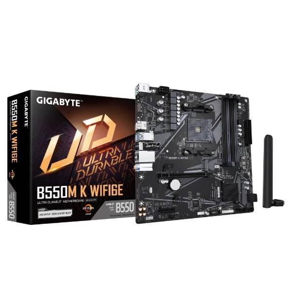 Фото - Материнська плата Gigabyte B550M K WF6E